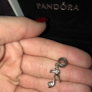 musical note, high heel pandora charms